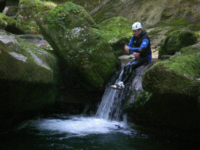 Canyoning avec Lézard des Bois