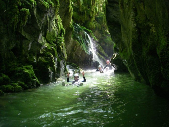 Canyoning avec Lézard des Bois