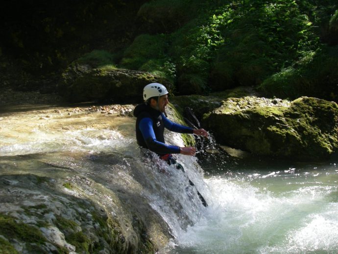 Canyoning avec Lézard des Bois