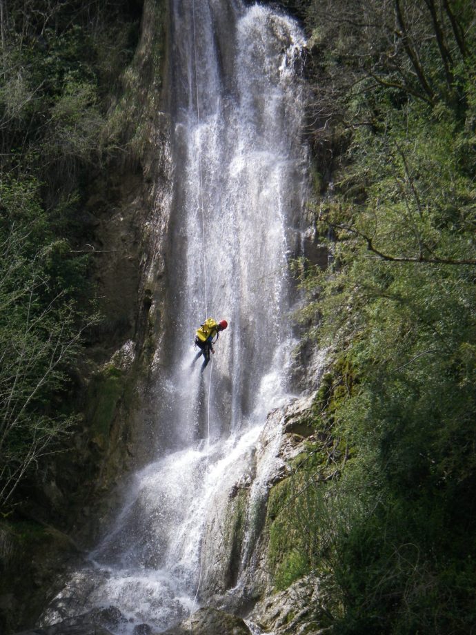Canyoning avec Lézard des Bois